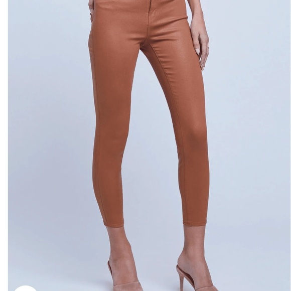 NWT L’Agence Margot High Rise Skinny Jean 24 Pine Bark - Picture 2 of 15